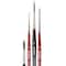 da Vinci; da Vinci May & Berry Artist Signature 4 Piece Rigger Brush Set; Category:Multi-Purpose; Image:5